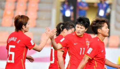 kaiyun-两连胜+11球 中国女足毫无压力挺进亚洲杯8强